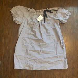 Stripped babydoll dress